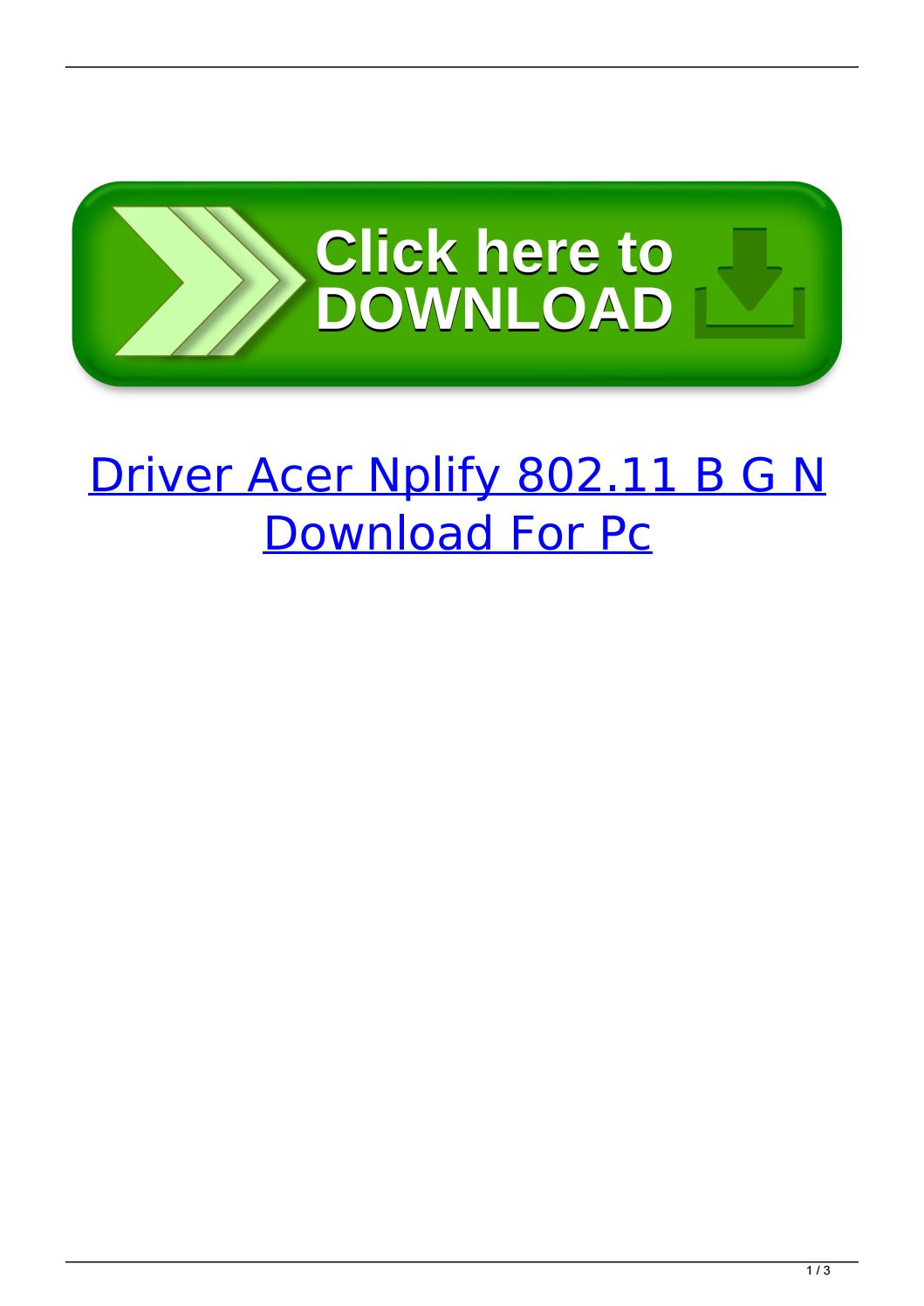 Acer 7741G Driver Download For Windows